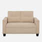 Ease Beige Fabric 2 Seater Sofa
