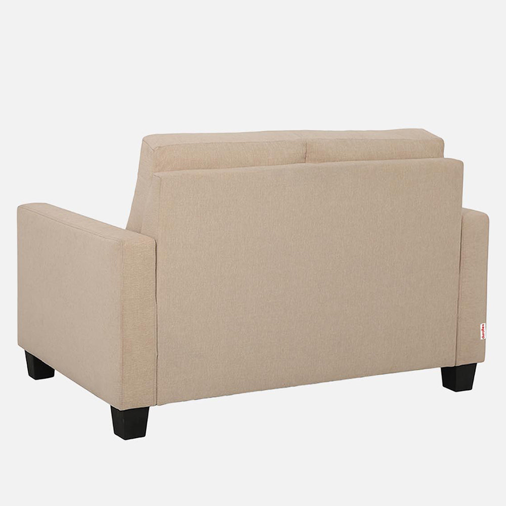 Ease Beige Fabric 2 Seater Sofa