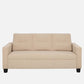 Ease Fabric Sofa | 3 seater | Beige |  Duroflex Furniture