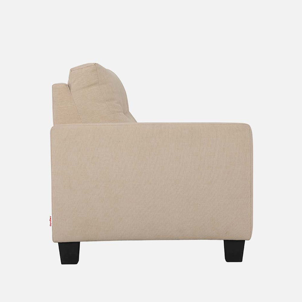 Ease Beige Fabric 3 Seater Sofa