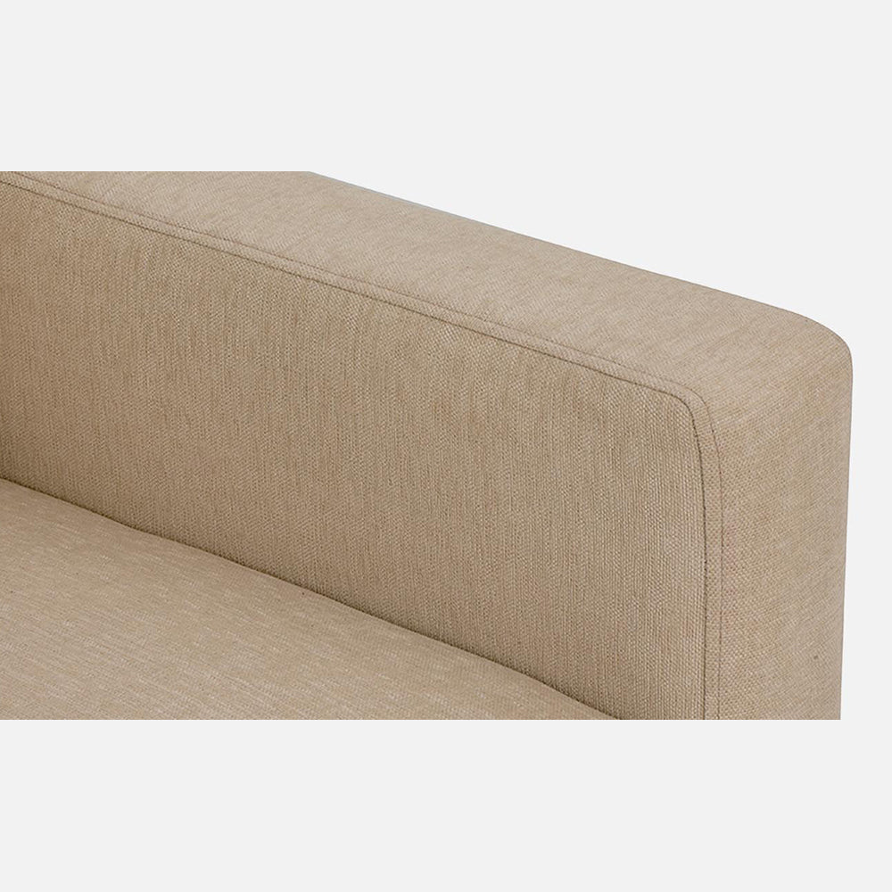 Ease Beige Fabric 3 Seater Sofa