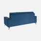 Eden Sapphire Blue Fabric 3 Seater Sofa