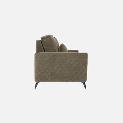 Eden Fabric Sofa | 3 seater | Quartz Brown |  Duroflex Furniture
