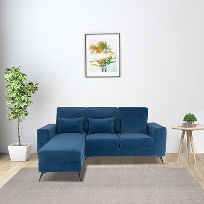 Eden Fabric Sofa | 2 seater | Sapphire Blue |  Duroflex Furniture
