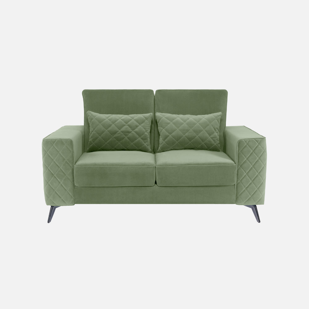 Eden Fabric Sofa | 2 seater | Green |  Duroflex Furniture