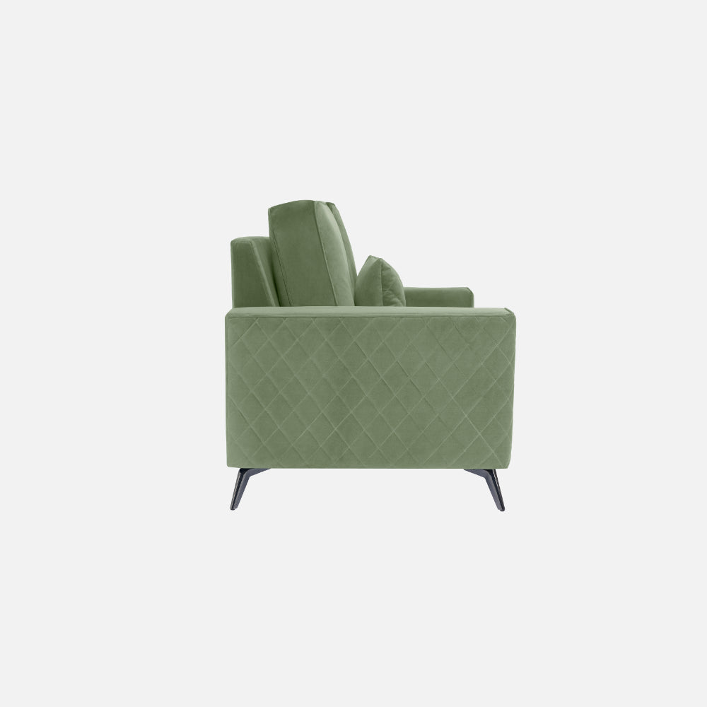 Eden Fabric Sofa | 2 seater | Green |  Duroflex Furniture
