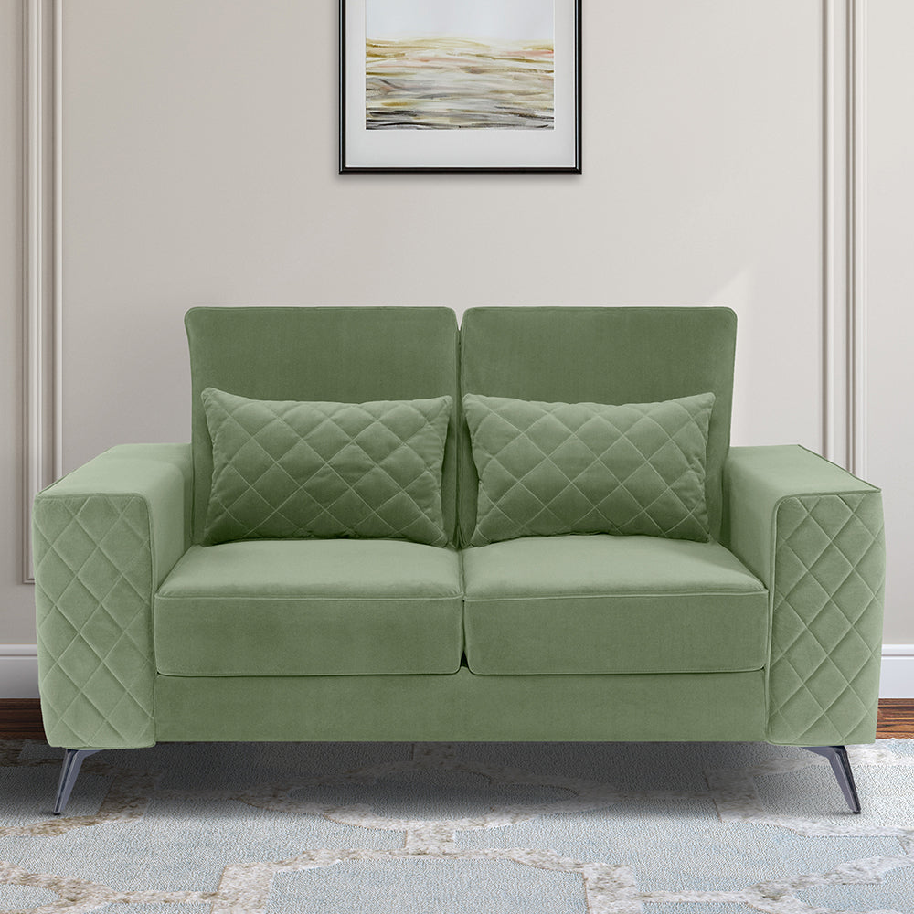 Eden Fabric Sofa | 2 seater | Green |  Duroflex Furniture