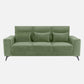 Eden Jade Green Fabric 3 Seater Sofa