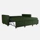 Ease Fabric Sofa cum Bed | 3 seater | Sap Green |  Duroflex Furniture