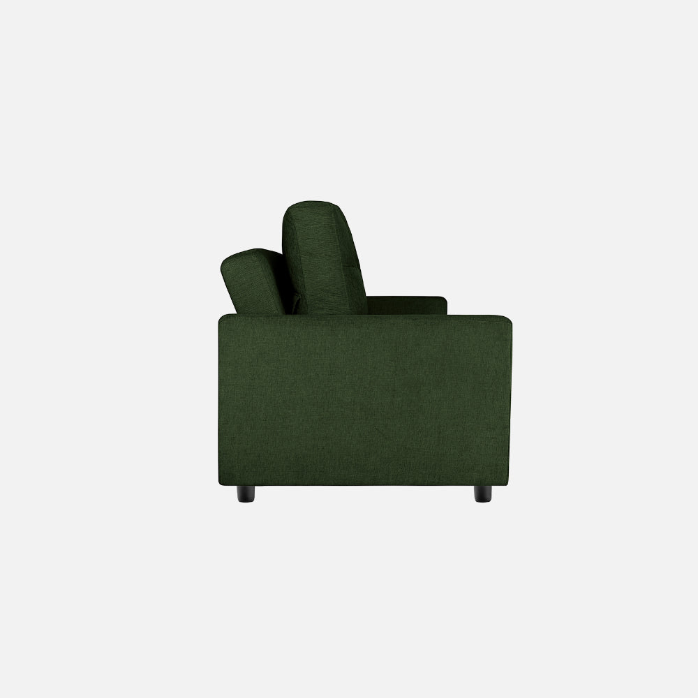 Ease Fabric Sofa cum Bed | 3 seater | Sap Green |  Duroflex Furniture