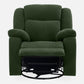 Avalon - Rocking & Rotating Single Seater Fabric Recliner In Green Colour