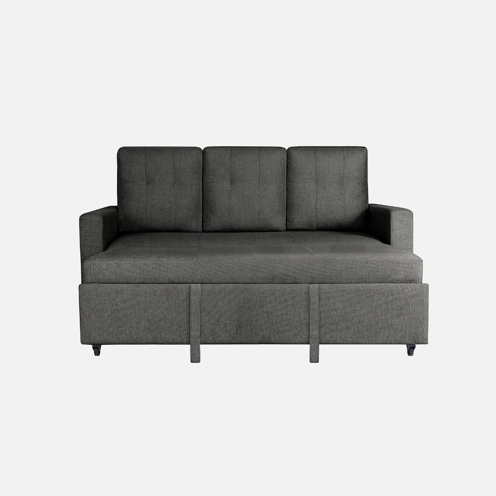 Ease Graphite Grey Fabric Sofa cum Bed