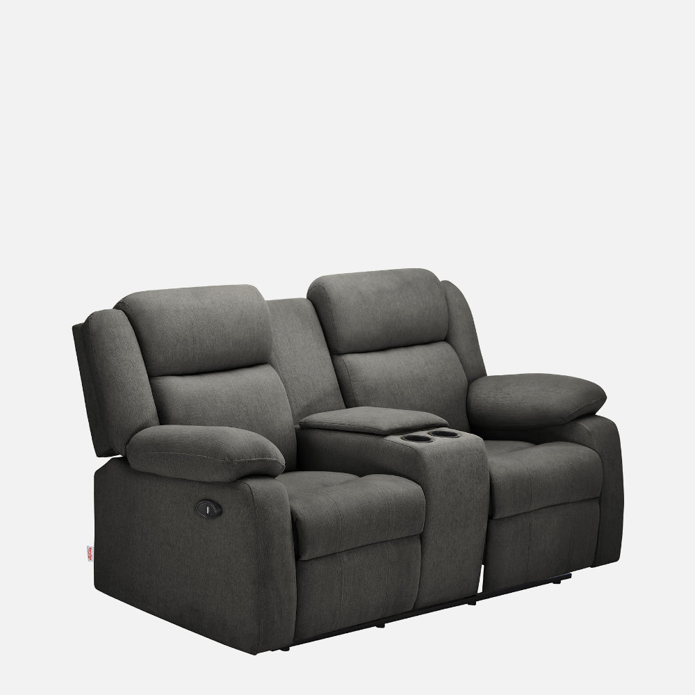 Avalon E Twin Motorized  Recliner |  2 seater | Graphite Grey |  Duroflex Furniture
