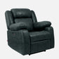 Avalon Motorized Electric Powered Midnight Blue Suede Recliner