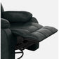 Avalon Rocking & Revolving Midnight Blue Single Seater Suede Fabric Recliner