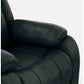 Avalon Rocking & Rotating Midnight Blue Single Seater Suede Fabric Recliner