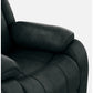 Avalon Rocking & Revolving Midnight Blue Single Seater Suede Fabric Recliner