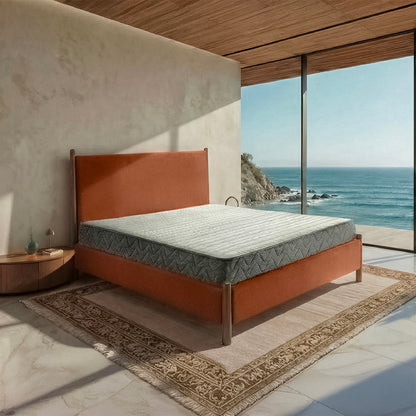 Orra Upholstered Bed - Baked Clay Rust