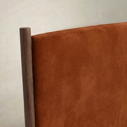 Orra Upholstered Bed - Baked Clay Rust