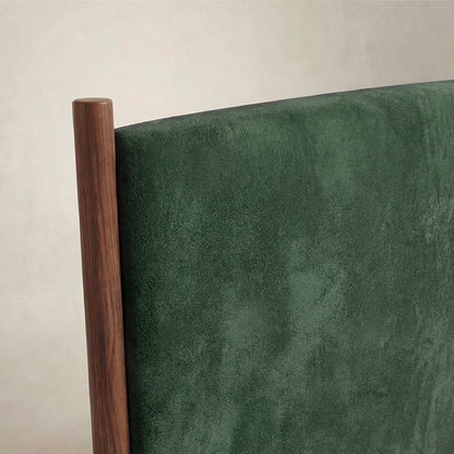 Orra Upholstered Bed - Smoked Pine Green