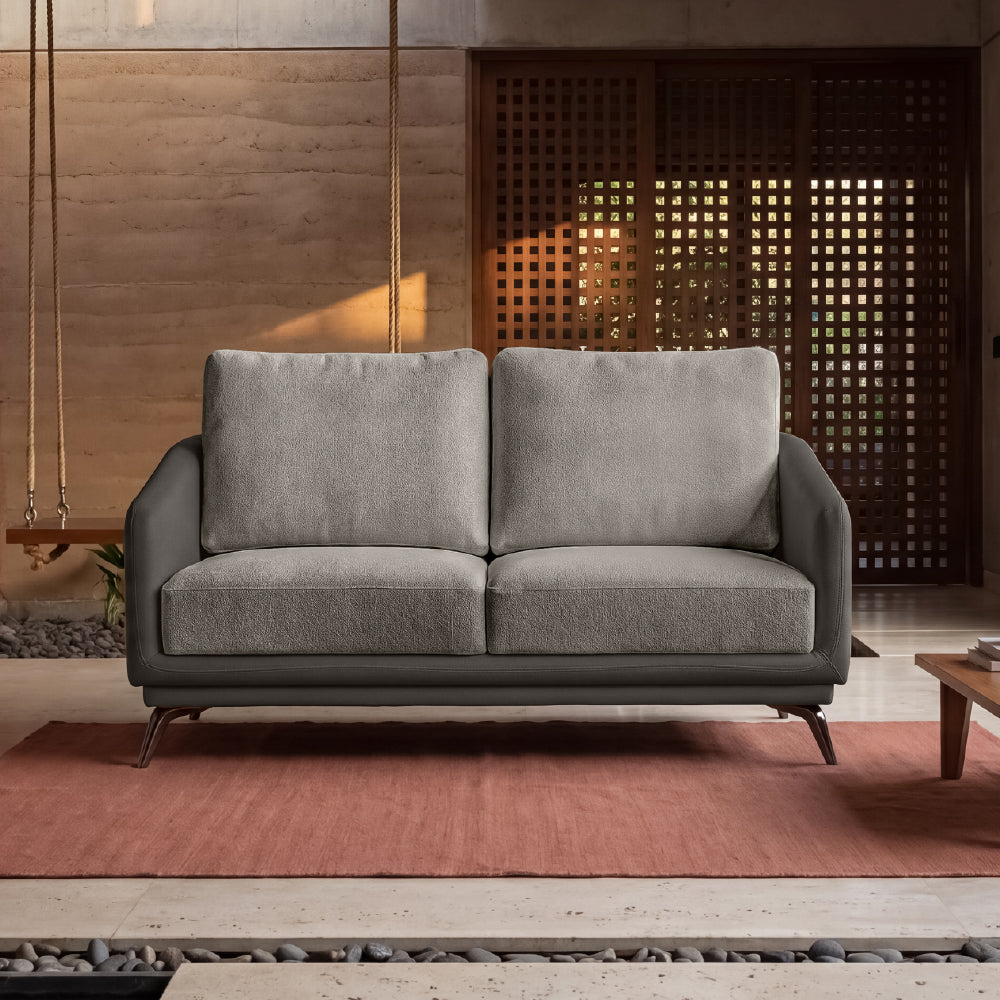 cove-brushed-nickel-grey-leatherette-pumice-stone-grey-fabric-2-seater-sofa