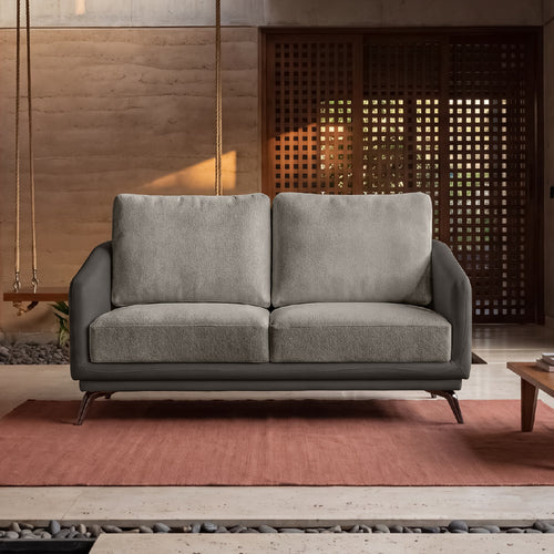 cove-brushed-nickel-grey-leatherette-pumice-stone-grey-fabric-2-seater-sofa