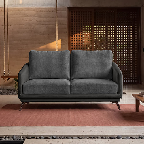 cove-brushed-nickel-grey-leatherette-rock-ridge-grey-fabric-2-seater-sofa