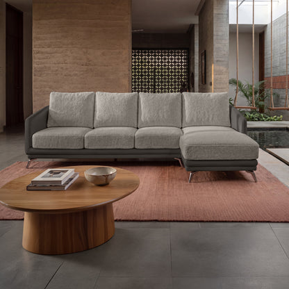 cove-brushed-nickel-grey-leatherette-pumice-stone-grey-fabric-3-seater-sofa-lounger