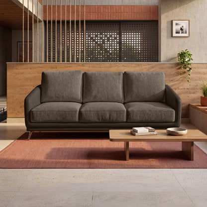 cove-simply-taupe-leatherette-feather-brown-fabric-3-seater-sofa