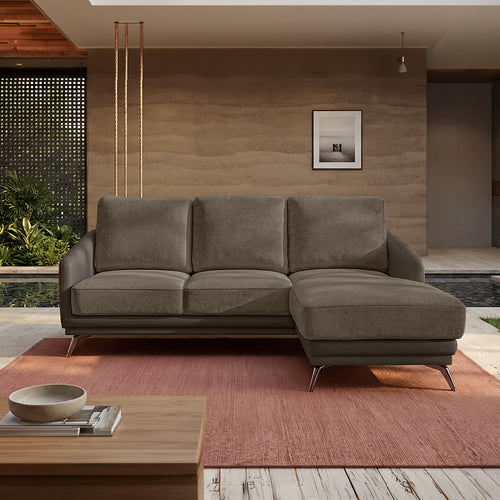 cove-simply-taupe-leatherette-feather-brown-fabric-2-seater-sofa-lounger