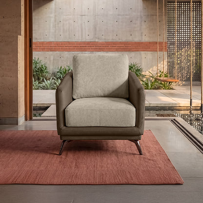 cove-simply-taupe-leatherette-oatmeal-off-white-fabric-1-seater-sofa