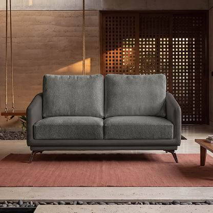 cove-brushed-nickel-grey-leatherette-rock-ridge-grey-fabric-2-seater-sofa
