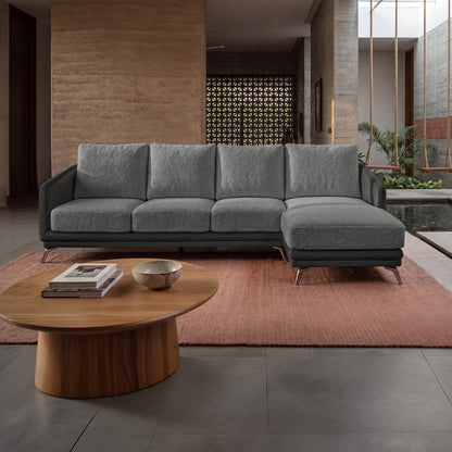 cove-brushed-nickel-grey-leatherette-pumice-stone-grey-fabric-3-seater-sofa-lounger