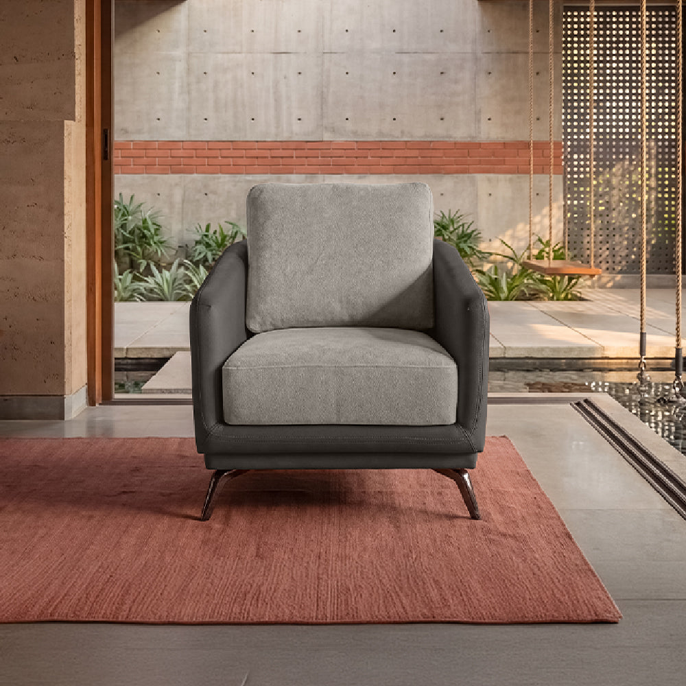 cove-brushed-nickel-grey-leatherette-pumice-stone-grey-fabric-1-seater-sofa