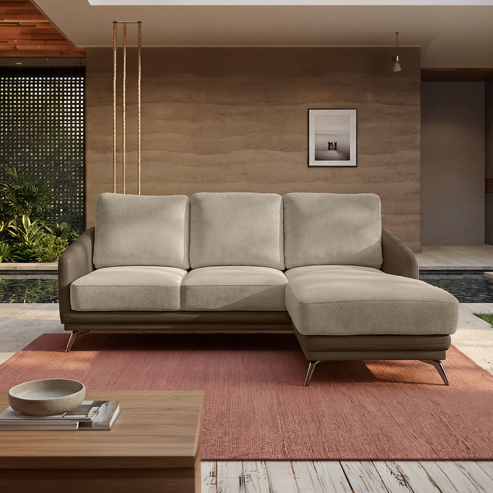 cove-simply-taupe-leatherette-oatmeal-off-white-fabric-2-seater-sofa-lounger