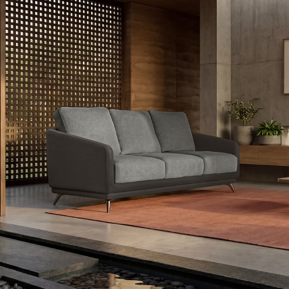 cove-brushed-nickel-grey-leatherette-rock-ridge-grey-fabric-3-seater-sofa