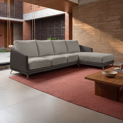 cove-brushed-nickel-grey-leatherette-pumice-stone-grey-fabric-3-seater-sofa-lounger