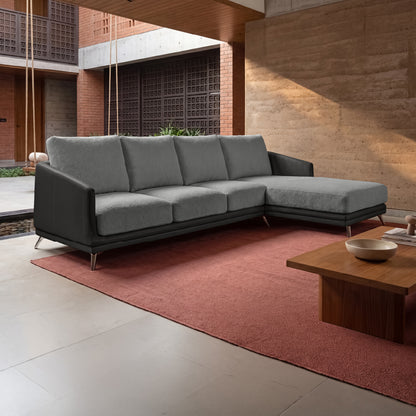 cove-brushed-nickel-grey-leatherette-pumice-stone-grey-fabric-3-seater-sofa-lounger