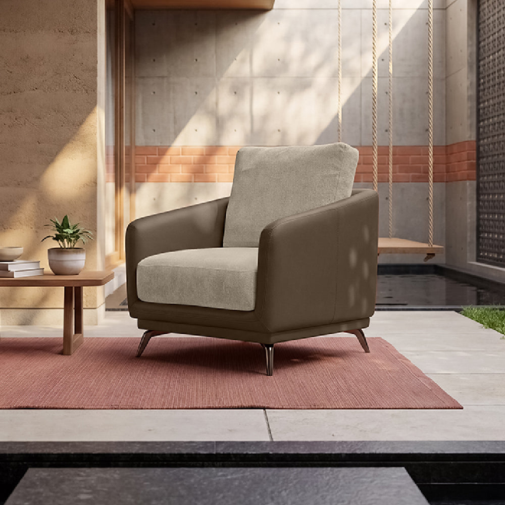 cove-simply-taupe-leatherette-oatmeal-off-white-fabric-1-seater-sofa