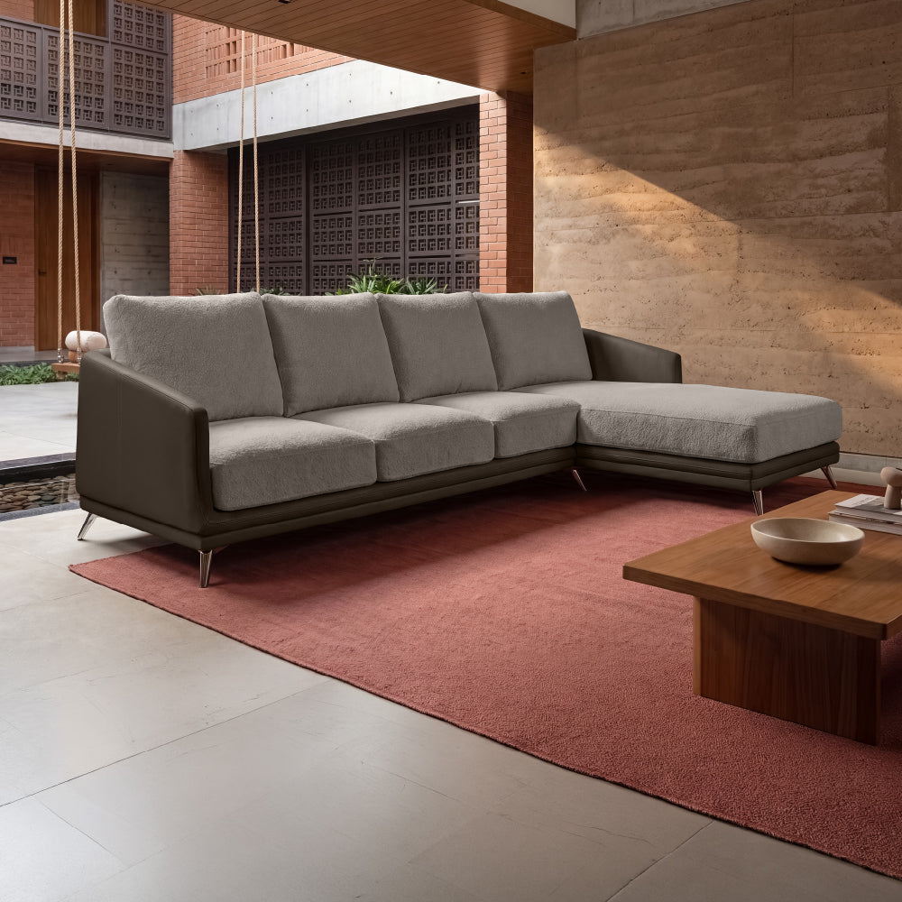 cove-simply-taupe-leatherette-oatmeal-off-white-fabric-3-seater-sofa-lounger