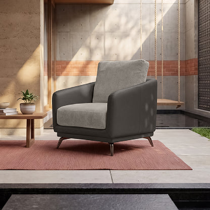 cove-brushed-nickel-grey-leatherette-pumice-stone-grey-fabric-1-seater-sofa