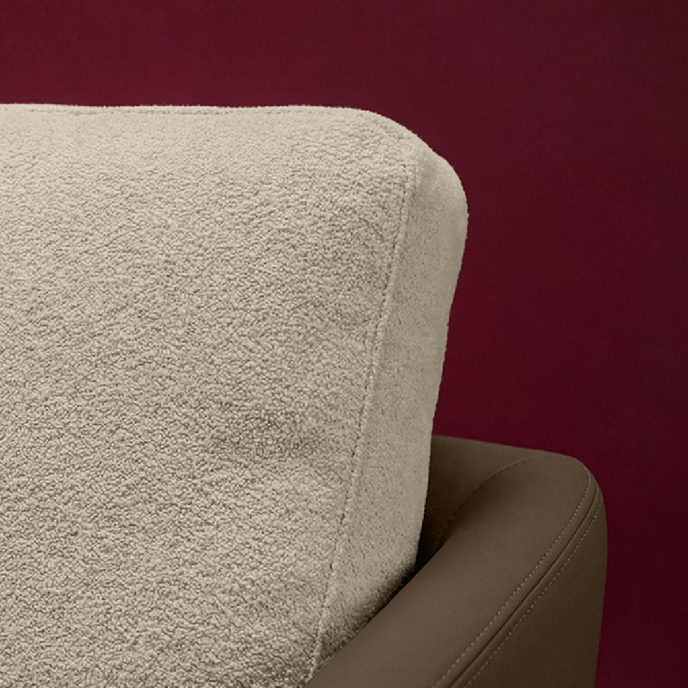 cove-simply-taupe-leatherette-oatmeal-off-white-fabric-2-seater-sofa
