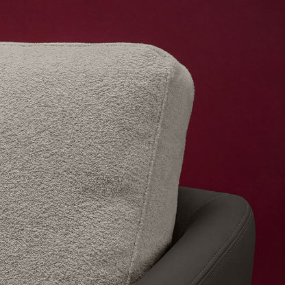 cove-brushed-nickel-grey-leatherette-pumice-stone-grey-fabric-2-seater-sofa-lounger