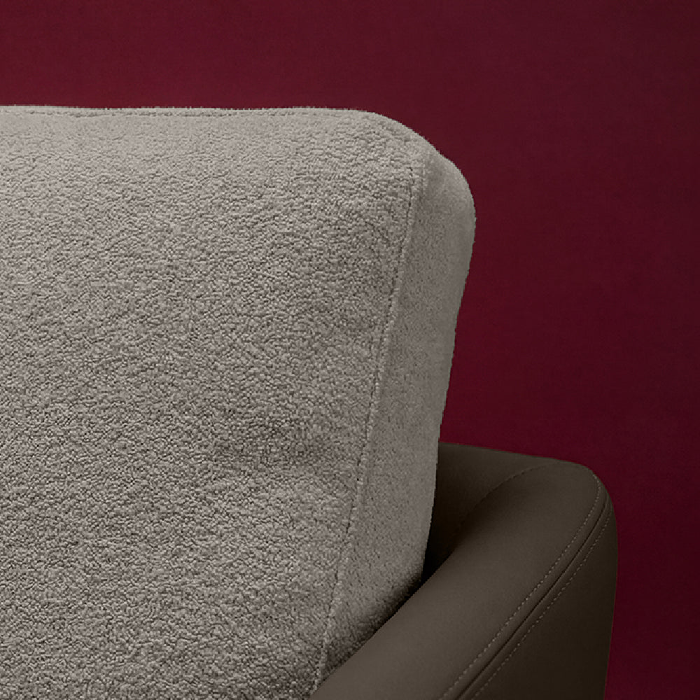 cove-simply-taupe-leatherette-oatmeal-off-white-fabric-2-seater-sofa