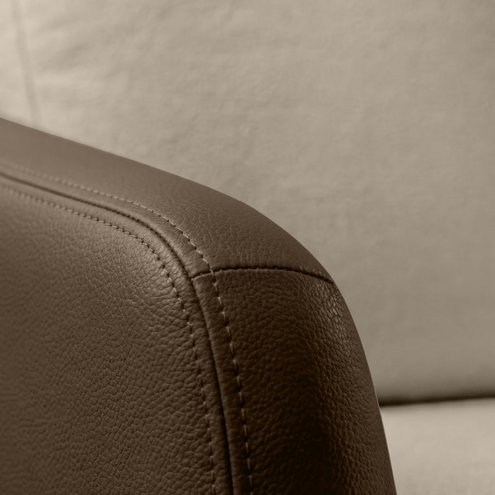 cove-simply-taupe-leatherette-oatmeal-off-white-fabric-3-seater-sofa