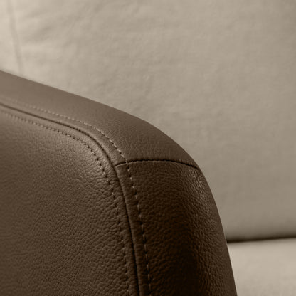 cove-simply-taupe-leatherette-oatmeal-off-white-fabric-3-seater-sofa