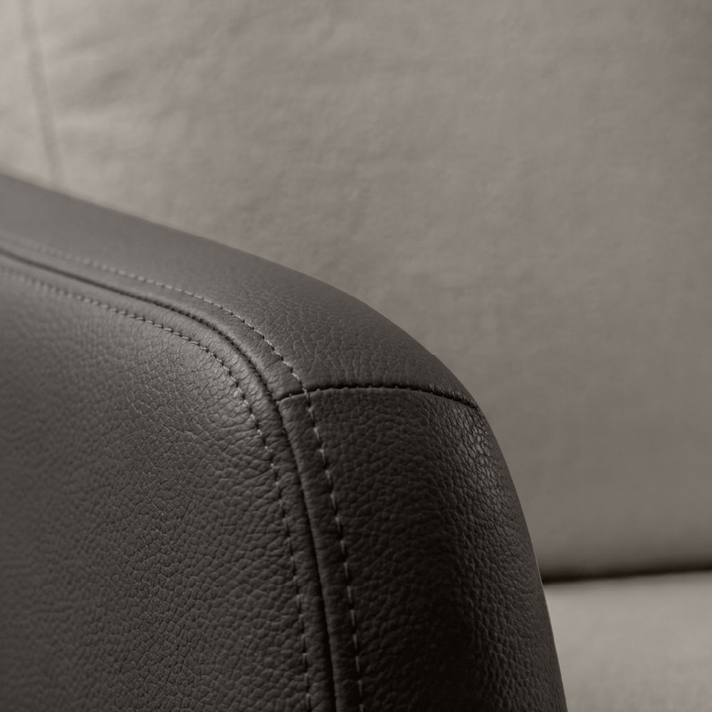 cove-brushed-nickel-grey-leatherette-pumice-stone-grey-fabric-2-seater-sofa