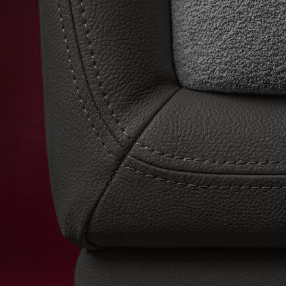 cove-brushed-nickel-grey-leatherette-rock-ridge-grey-fabric-2-seater-sofa-lounger