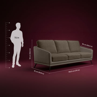 cove-simply-taupe-leatherette-feather-brown-fabric-3-seater-sofa