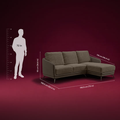 cove-simply-taupe-leatherette-feather-brown-fabric-2-seater-sofa-lounger